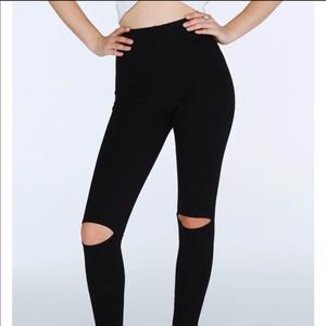 Black milk clothing rip it up leggings